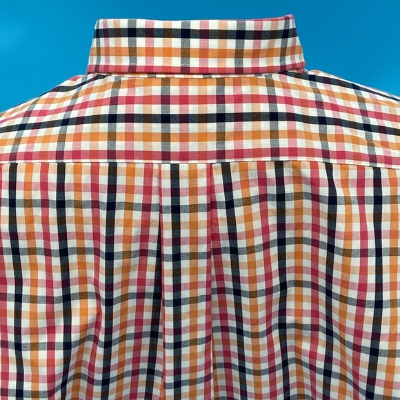 PGA Men’s Multicolor Plaid Button Down Cotton Shirt Size XL - Picture 4 of 12
